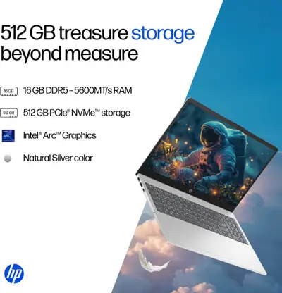 HP Intel Core Ultra 7 Laptop view 3