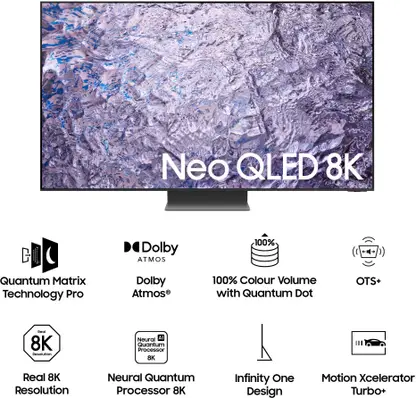 Samsung 75 Inch Neo QLED 8K view 2