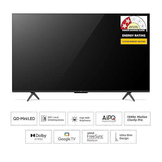 TCL 65 Inch P8K QLED TV view 2